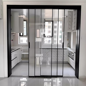 Modern Design Bravo Aluminum Alloy Trackless Sliding Glass Door