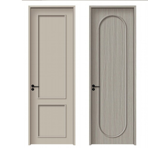French Style Full Aluminum Interior Door Wood Grain Arch Recessed