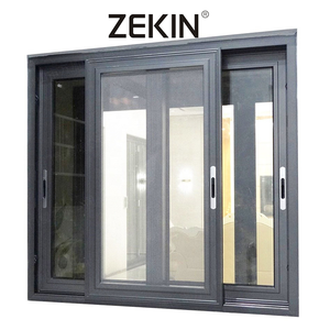 ZEKIN Sliding Windows Thermal Break Aluminum Frame With Double Glazing Low-E Glass