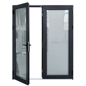 USA Certified Energy-Saving Aluminum Casement Door with Blinds Inside