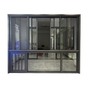 Sliding Glass Window with Decorative Grids OEM Available