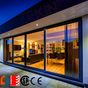 ZEKIN Customized Aluminum Patio Balcony Sliding Doors