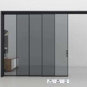 Modern Crittall Style Aluminum Sliding Door