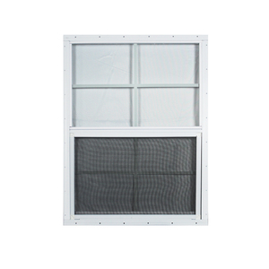 Decorative Narrow Glass Slim Aluminum Single Hung Windows