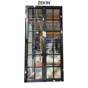 Thermal Break Hurricane Certification Double Glass Aluminum Caesment Home windows SDL Window French Door