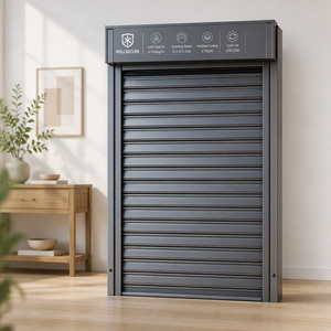 Aluminum Roller Shutter Door Heavy-Duty Security Commercial Storefront
