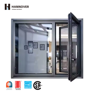 Modern NFRC Aluminum Casement Window Tilt and Turn Window