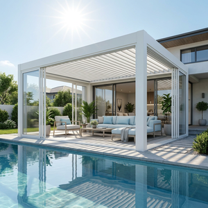 Luxury Manual Bioclimatic Aluminum Pergola