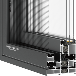 USA Villa Project Impact Resistant Outswing Aluminum Casement Window Security Door