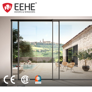 EEHE NFRC Certified Aluminum Alloy Glass Sliding Door