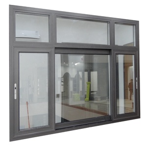 Hurricane Impact Aluminum Glass Customized Sliding Window Home Soundproofing Double Glazed