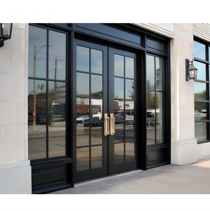 XIYATECH Modern Commercial Storefront Custom Customized Aluminum Alloy Soundproof Glass Automatic Swing Doors