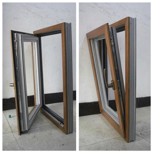 Soundproof Energy Saving Swing Double Glazing Triple Glazed Aluminum Casement Windows for Apartment Passive House Luxury Hotels