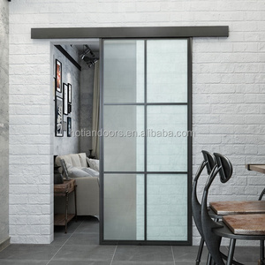 High Quality Standard Kitchen Aluminum Sliding Barn Door Philippines Exterior Tropical Design Weather Resistant for House