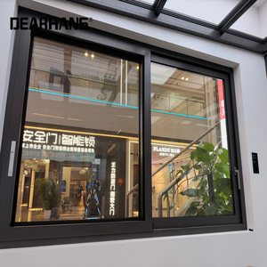 Exterior Aluminum Sliding Window Double Glazing Soundproof Good Air Tightness