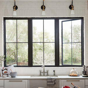 NFRC Standards High Energy Efficiency Double Glazing Aluminum Casement Windows Double Casement