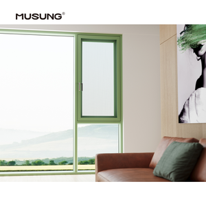 Ultra Narrow Glass Windows and Doors Double Glazed Aluminum Alloy Line Slimline Window