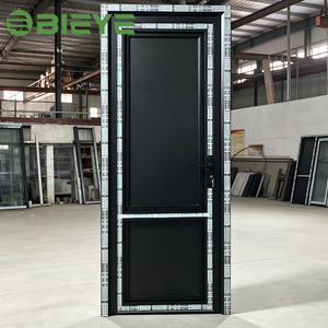 Cost Effective Aluminum Swing Door Stable Operating Performance for New Residential Housing Construction