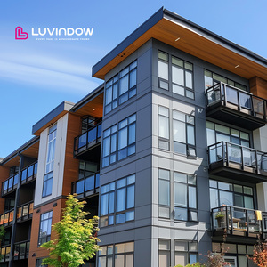 Thermal Break Aluminum Double Glazed Soundproof Casement Windows