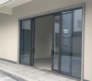 RG120 Modern Lift-Sliding System Premium Aluminum Glass for Homes Offices Wine Cellars Supermarkets Hospitals Swing for Gardens
