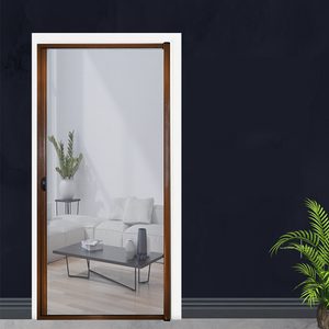 Fliegengitter Aluminium Alloy Custom Retractable Mosquito Net Bug Insect Sliding Screen Door Net Roller Fly Screen Door