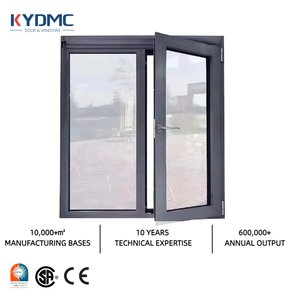 American NFRC Customizable Heat Insulation Casement Window Aluminum Double Glass Exterior Thermal Break Tilt and Turn Window