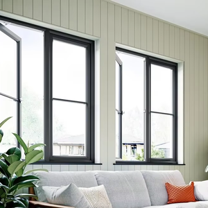 Prima High End Powder Coated Anthracite Grey Aluminium Casement Window for Modern Luxury Home
