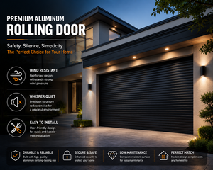 Heavy Duty Insulated Aluminum Roller Shutter Door