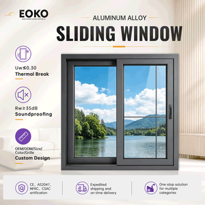 Commercial Aluminium Double Glazed Sliding Windows and Doors