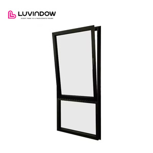 Hot Sale Narrow Frame Large Glass Windows Residential Villa Slimline Aluminium Windows Double Glazed Tilt Turn Aluminium Windows
