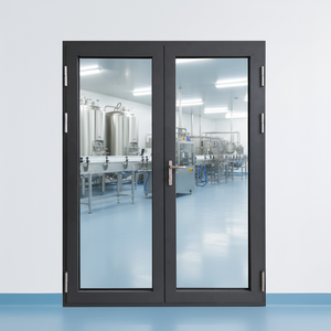 Aluminium Double Glazing French Double Entry Storm Doors