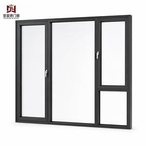 Aluminium Tilt and Turn Casement Windows with Insect Screen for European Residential Projects Custom Size OEM ODM CE Certified