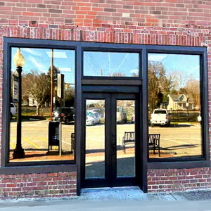 USA Shopfront Storefront Customized Commercial Aluminium Fix Picture Window