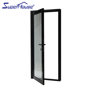 Superhouse Modern Single Exterior Aluminum Door Commercial Aluminium Glass Storefront