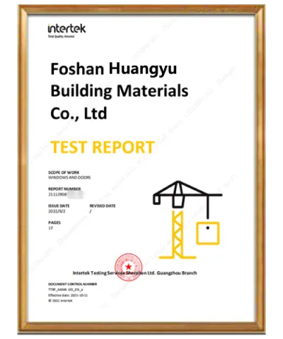 BrioWindow door and window quality certificate 4