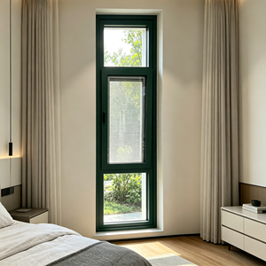 RC4 Weather Resistant Aluminum Tilt and Turn Casement Window for Sunroom Extension Villa