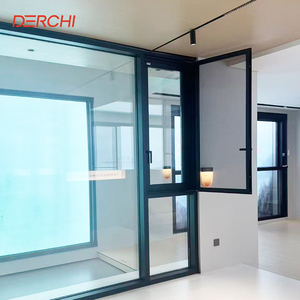 Minimalism Series Window Ultra Double Glass Aluminum Alloy Line Fixed Slimline Window Slim Profile Aluminium Casement Windows
