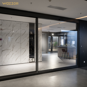 Flush Track Sliding Door Exterior Conceal Stacking Pocket Slide Door