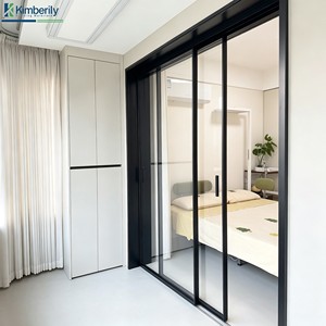 Modern Aluminum Alloy Glass Sliding Door for Villa Kitchen Balcony
