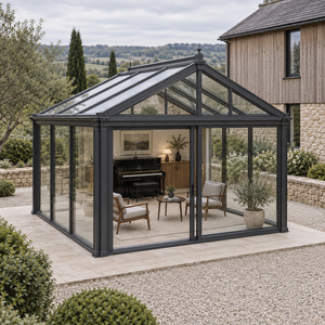 Music Lounge Aluminum Sunroom Gable Roof
