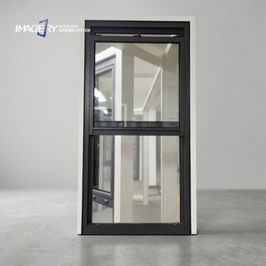 Custom Modern Vertical Sliding Aluminium Single-hung Window