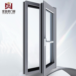 High Quality Aluminum Alloy Tilt Turn Window Villa
