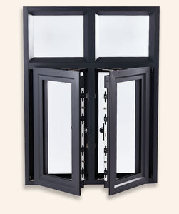 Thermal Break Modern Water Tight Soundproof Slim Aluminum Alloy Frame Double/Triple Glazed Fiberglass Screen Casement Window