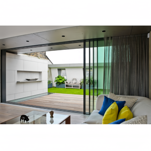 Customized Large Aluminum Sliding Door Narrow Slim Double Triple Glass