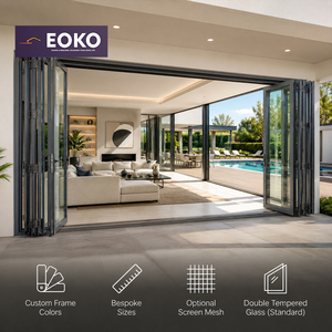 EOKO Heavy Duty Thermal Break Double Glazed Pool Lounge Folding Door