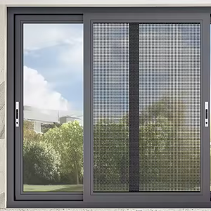 High Quality Double Glazed Glass Aluminium Alloy Windows and Doors Security Grills
