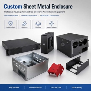 Custom Sheet Metal Enclosure OEM Aluminum Metal Box Chassis Fabrication