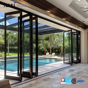 NFRC American Standard Thermal Break Aluminum Bifold Door