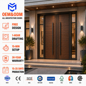 Heavy Duty Cast Aluminium Entrance Security Pivot Door