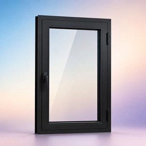 Thermal Break Aluminum Folding Window Multi Panel Stackable Wide Opening